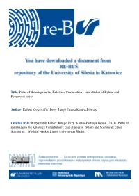 Paths of Shrinkage in the Katowice Conurbation : Case Studies of Bytom and Sosnowiec Cities