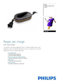 SPJ5100/93 Philips Portable Netbook Power Adapter
