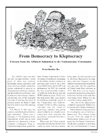 7. from Democracy to Kleptocracy