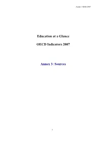 Annex 3: Sources, Methods and Technical Notes