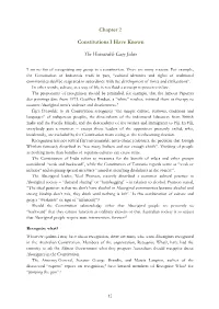 Chapter 2 Constitutions I Have Known the Honourable Gary Johns