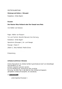 Der Hacker Wau Holland Oder Der Kampf Ums Netz