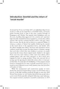 Introduction: Grenfell and the Return of 'Social Murder'