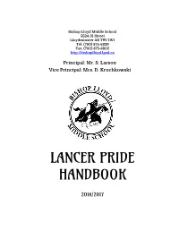 Lancer Pride Handbook
