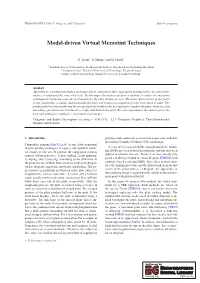 Model-Driven Virtual Mezzotint Techniques