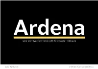 Sans-Serif Typeface Family with 10 Weights + Obliques