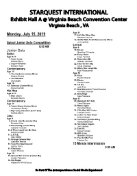STARQUEST INTERNATIONAL Exhibit Hall a @ Virginia Beach Convention Center Virginia Beach , VA