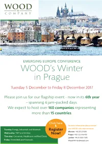 WOOD's Winter in Prague