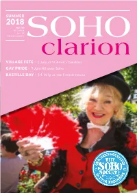 14 July at the French House Clarion Summer 17 V4.Indd 2 26/06/2017 14:02