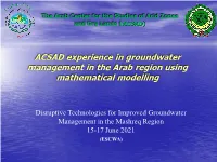 3.7 ACSAD GW Modeling Experience-Ihab Jnad-ACSAD