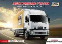 Fvr 285 Isuzu Forward