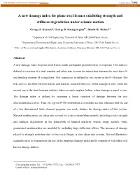 The Main Objectives of a Seismic Analysis Are to Evaluate Structural