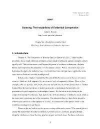Dowsing: the Instabilities of Evidential Competition 1. Introduction