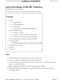 List of Locations of the DC Universevisited - Wikipedia, on the 8/26/2014 Free Encyclopedia Page 1 of 19