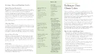 Technique Class: Classic Cakes