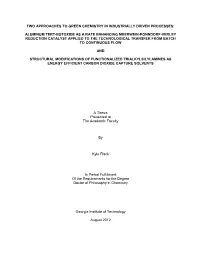 Aluminum Tert-Butoxide As a Rate Enhancing Meerwein-Ponndorf-Verley Reduction Catalyst Applied to the Technological Transfer from Batch to Continuous Flow