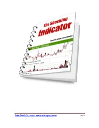 Free Stock Screener Page 1