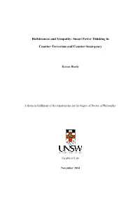 Smart Power Thinking in Counter-Terrorism and Counter-Insurgency