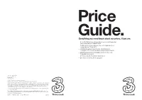 Price Guide. Everything You Need Know About Our Prices, If You Are