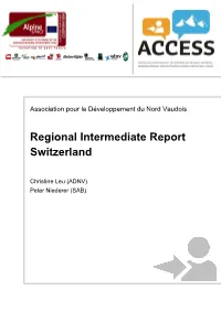 Regional Intermediate Report Switzerland