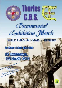 Thurles CBS Programme