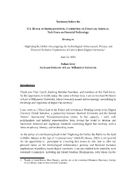 Digitizing the Dollar: Investigating the Technological Infrastructure, Privacy, and Financial Inclusion Implications of Central Bank Digital Currencies”