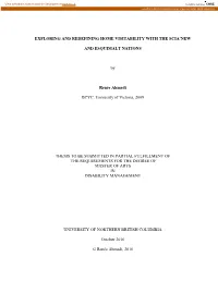 Exploring and Redefining Home Visitability with the Scia’New