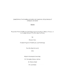 Quantification of Oral Roughness Perception and Comparison with Mechanism of Astringency Perception