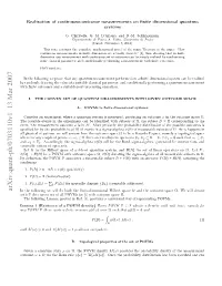 Realization of Continuous-Outcome Measurements on Finite