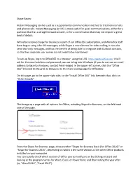 Skype Basics