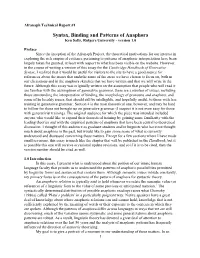 Syntax, Binding and Patterns of Anaphora Ken Safir, Rutgers University - Version 1.0