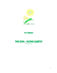 THE DON... FLOWS QUIETLY Synergetic Novel