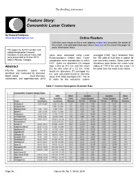 Concentric Lunar Craters