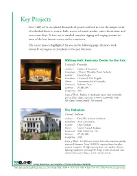 Key Projects