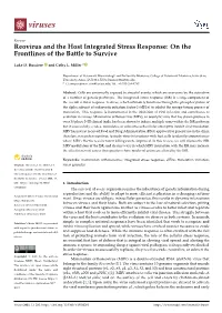 Reovirus and the Host Integrated Stress Response: on the Frontlines of the Battle to Survive