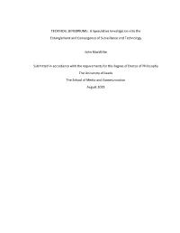 Technical Sensoriums -- Phd Thesis -- University of Leeds -- John Macwillie.Pdf