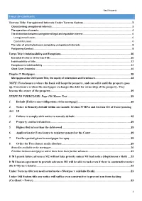 Torrens Title: Unregistered Interests Under Torrens System