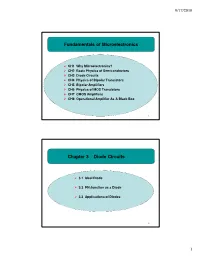 Fundamentals of Microelectronics Chapter 3 Diode Circuits