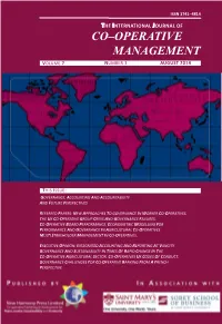 Co–Operative Management