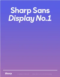 Designed by Lucas Sharp in 2013 Available in 20 Styles, Licenses For