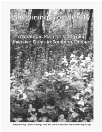 Sustaining Biodiversity