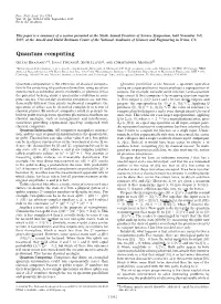 Quantum Computing