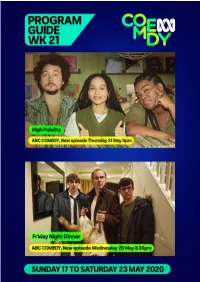 ABC KIDS/COMEDY Program Guide: Week 21 Index