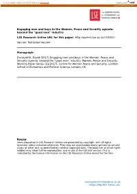 Good Men" Industry LSE Research Online URL for This Paper: Version: Published Version