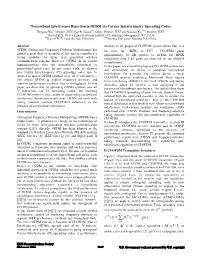 Narrowband Interference Rejection in OFDM Via Carrier Interferometry Spreading Codes Zhiqiang Wu+, Member, IEEE, Carl R