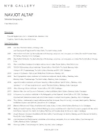 NAVJOT ALTAF Selected Biography
