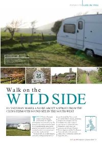 Walk on the WILDSIDE JO VAUGHAN MAKES a NOISE ABOUT a STROLL from the CLUB’S PLYMOUTH SOUND SITE in the SOUTH-WEST
