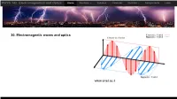 30. Electromagnetic Waves and Optics