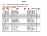 Batch 3 Group A