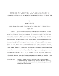 Development of Rapid in Vitro Assays and Current Status Of